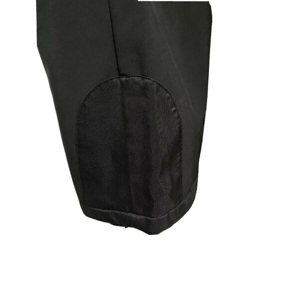 Vintage Killtec Black Insulated Waterproof Ski Snow Pants US 8 Suspender Stretch - Picture 7 of 12